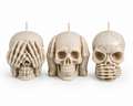 The Wicked Whispers Collection | 24.7oz Triple Skull Gothic Home Decor  Candles