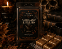 Ashes & Espresso Handcrafted Wax Melts Inspired by Dark Coffee, Sweet Tobacco & Amber
