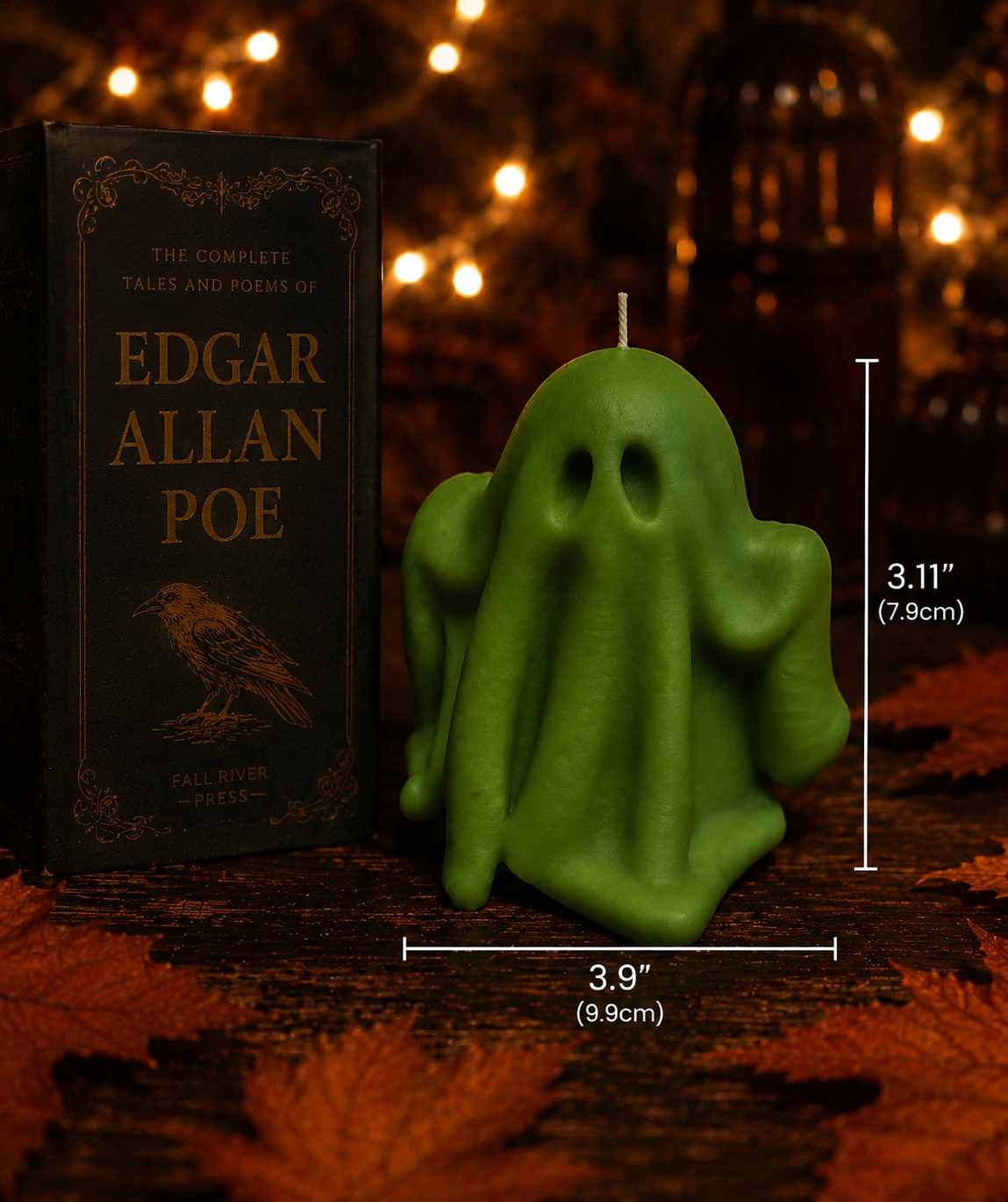 CandleLight Phantom | 4.4oz Gothic Home Decor Ghost Candle