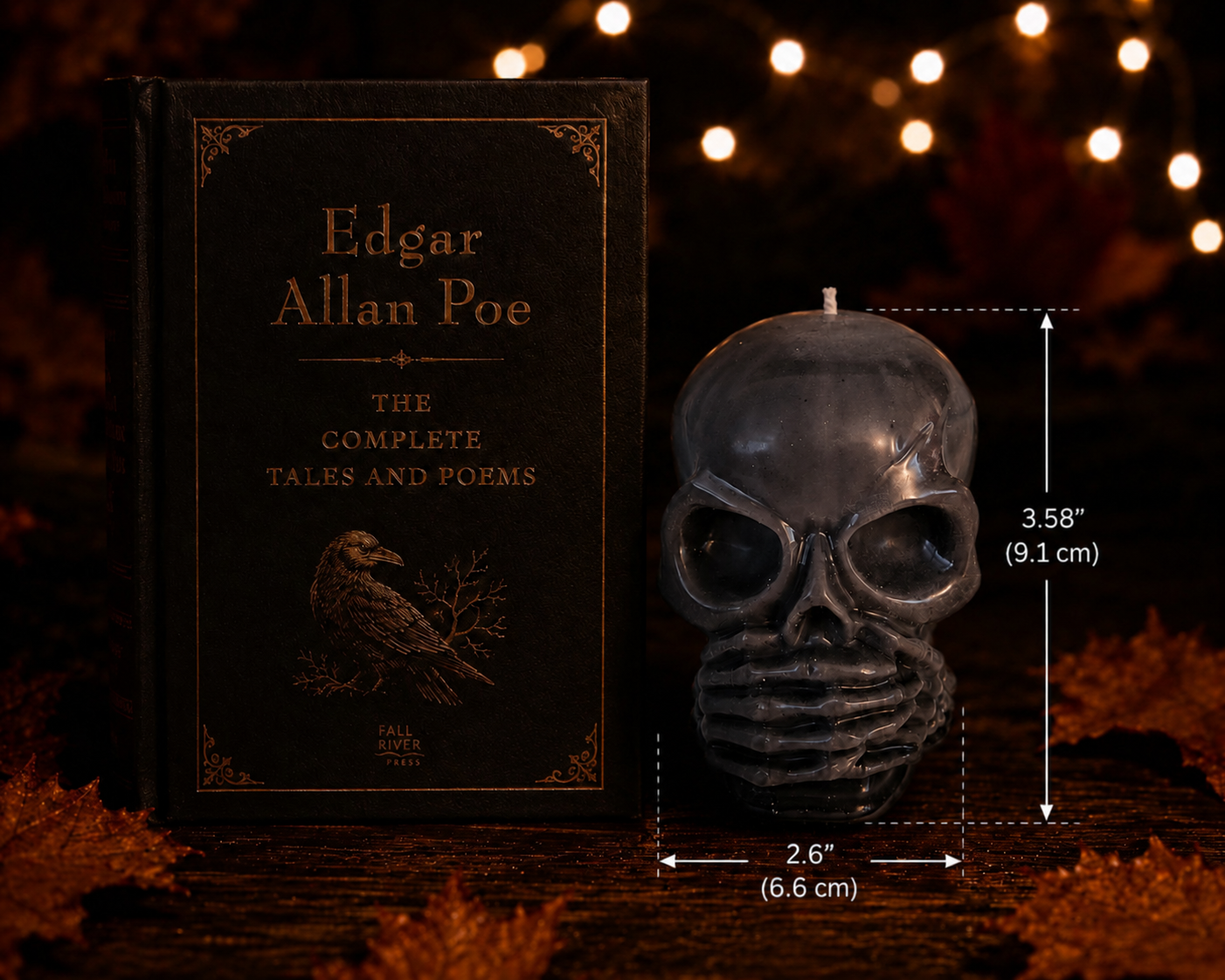 Secrets and Smoke | 8 oz Speak No Evil Gothic Home Decor  Candle