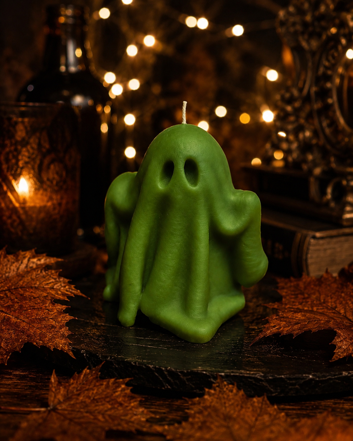 CandleLight Phantom | 4.4oz Gothic Home Decor Ghost Candle