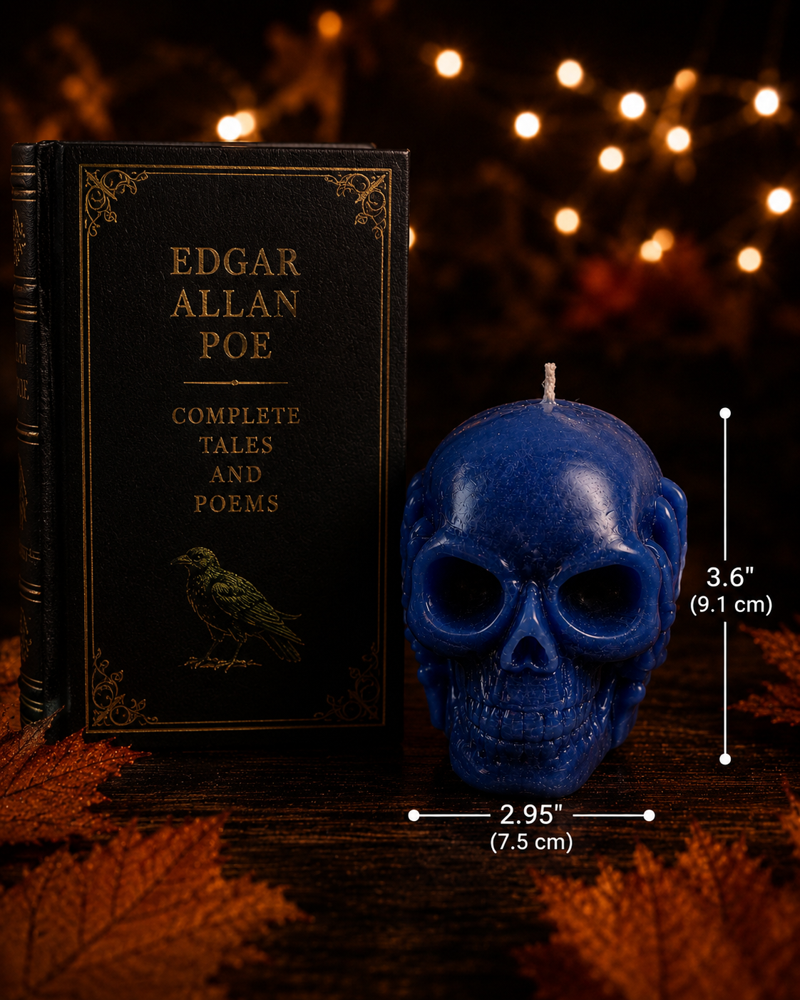 Whispers in the Dark | 8.5 oz Hear No Evil Gothic Home Decor  Candle